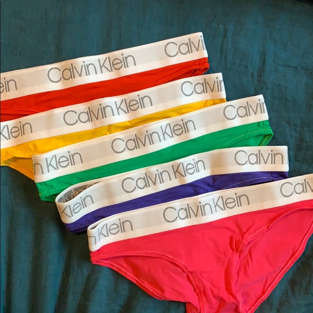 Calvin Klein 🌈 Pride Logo Stretch Bikini Bottoms